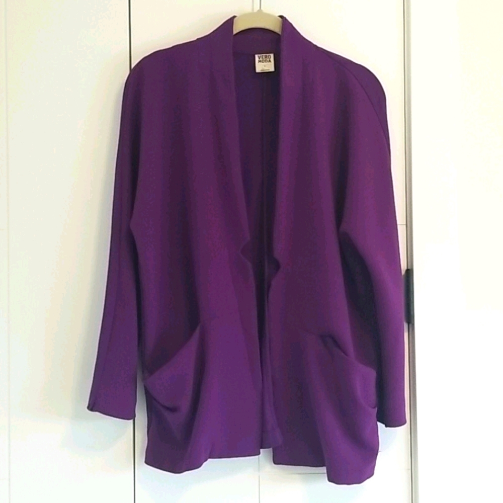 Purple Blazer/cardigan